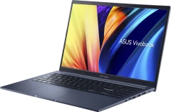 Ноутбук Asus VivoBook X1502ZA-BQ2345 Core i7 12700H 16Gb SSD512Gb Intel Iris Xe graphics 15.6&quot; IPS FHD (1920x1080) noOS blue WiFi BT Cam (90NB0VX1-M03780)