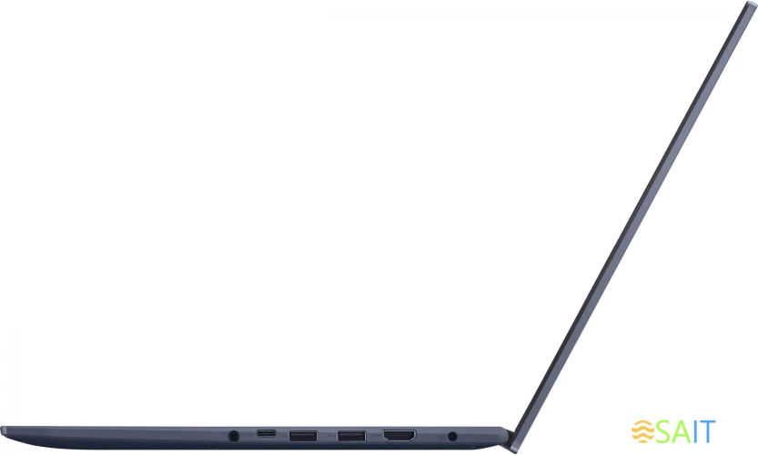 Ноутбук Asus VivoBook X1502ZA-BQ2345 Core i7 12700H 16Gb SSD512Gb Intel Iris Xe graphics 15.6" IPS FHD (1920x1080) noOS blue WiFi BT Cam (90NB0VX1-M03780)