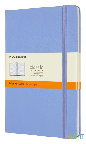 Блокнот Moleskine CLASSIC QP060B42 Large 130х210мм 240стр. линейка твердая обложка голубая гортензия
