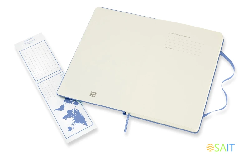 Блокнот Moleskine CLASSIC QP060B42 Large 130х210мм 240стр. линейка твердая обложка голубая гортензия