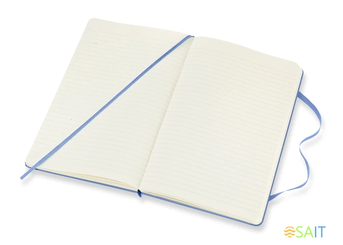 Блокнот Moleskine CLASSIC QP060B42 Large 130х210мм 240стр. линейка твердая обложка голубая гортензия