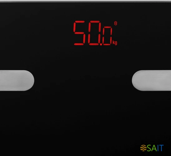 Весы напольные электронные Kitfort KT-806 макс.180кг черный