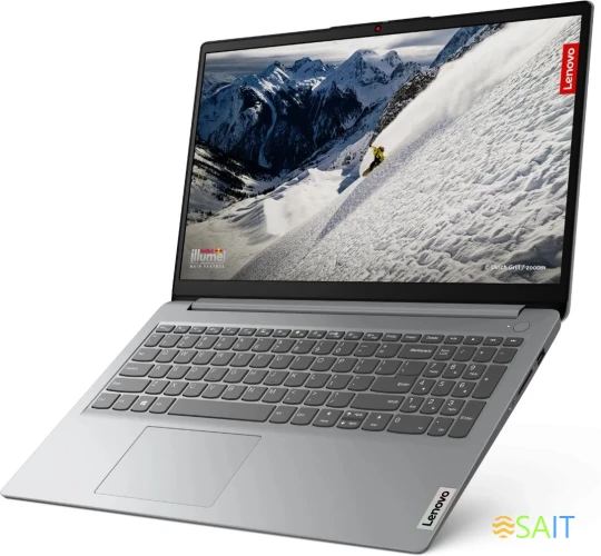 Ноутбук Lenovo IdeaPad 1 15ALC7 Ryzen 7 5700U 8Gb SSD512Gb AMD Radeon 15.6" IPS FHD (1920x1080) noOS grey WiFi BT Cam (82R400P0RK)
