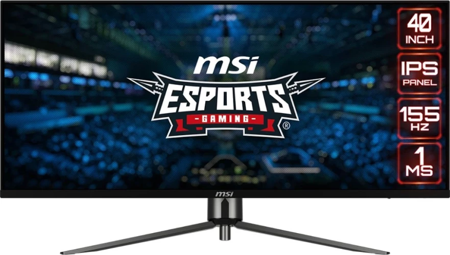 Монитор MSI 40" MAG401QR черный IPS LED 1ms 21:9 HDMI матовая 400cd 178гр/178гр 3440x1440 155Hz DP UW USB 8.4кг
