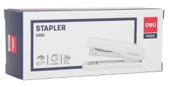 Степлер Deli E0300WHITE Exceed 24/6 26/6 (25листов) белый 100скоб металл/пластик коробка
