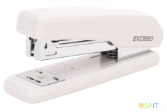 Степлер Deli E0300WHITE Exceed 24/6 26/6 (25листов) белый 100скоб металл/пластик коробка