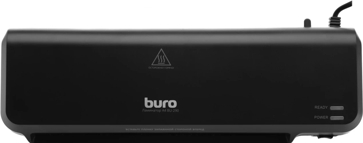 Ламинатор Buro BU-L290 черный A4 (70-125мкм) 30см/мин (2вал.) хол.лам. лам.фото