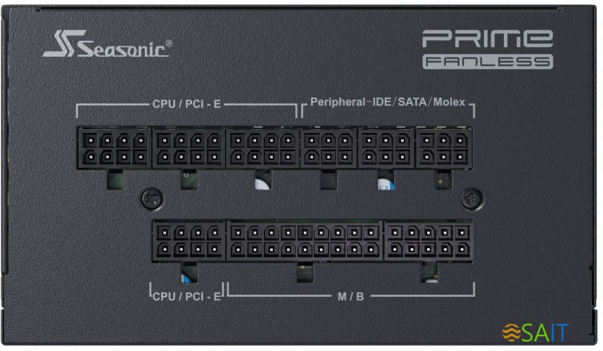 Блок питания Seasonic ATX 500W PRIME Fanless PX-500 80+ platinum 24pin APFC 8xSATA Cab Manag RTL