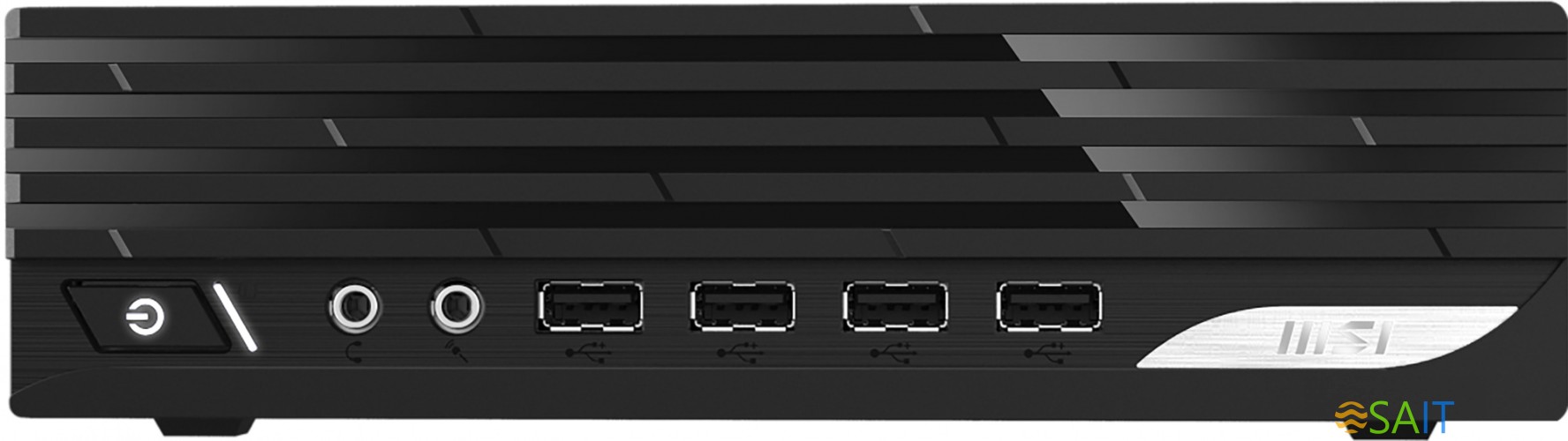 Неттоп MSI Pro DP21 13M-607RU PG G7400 (3.7) 4Gb SSD128Gb UHDG 710 Windows 11 Professional GbitEth WiFi BT 120W черный (9S6-B0A421-666)