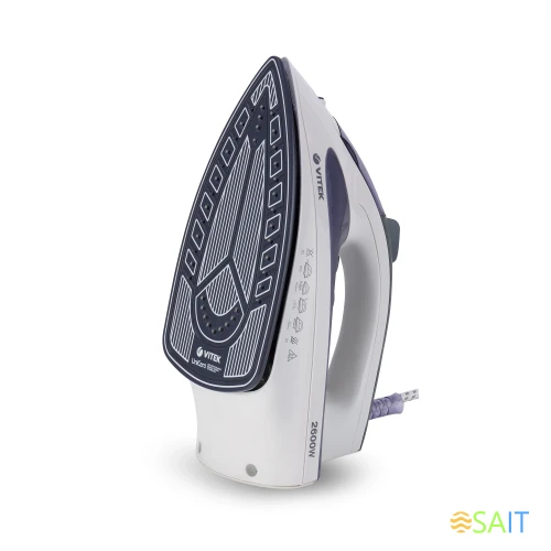Утюг Vitek VT-8356 2600Вт белый/серый
