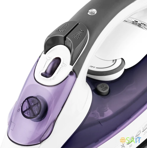 Утюг Vitek VT-8356 2600Вт белый/серый