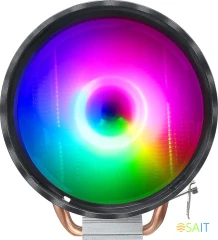 Устройство охлаждения(кулер) Formula Astral FRPW 2P RGB Soc-AM5/AM4/1200/1700/1851 черный 4-pin 17-34dB Al+Cu 90W Ret