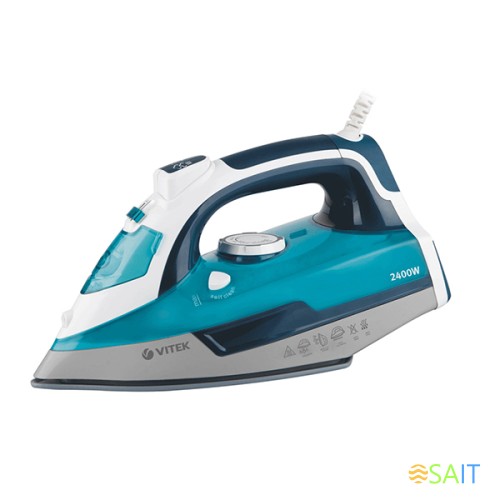 Утюг Vitek 1266-VT-02 2400Вт бирюзовый/белый