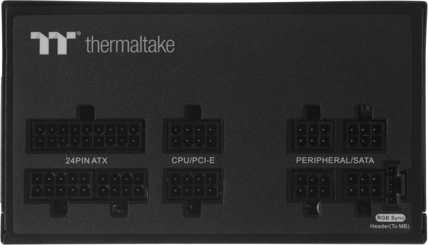 Блок питания Thermaltake ATX 650W Toughpower GF1 ARGB 80+ gold (20+4pin) APFC 140mm fan color LED 9xSATA Cab Manag RTL