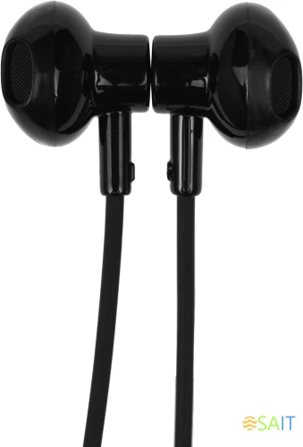 Гарнитура внутриканальные Hoco ES67 черный беспроводные bluetooth шейный обод