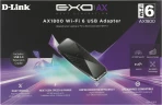 Сетевой адаптер Wi-Fi D-Link DWA-X1850 DWA-X1850/A1A AX1800 USB 3.0 (ант.внутр.) 2ант.
