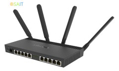 Роутер беспроводной MikroTik RB4011iGS+5HacQ2HnD-IN AC2000 10/100/1000BASE-TX/SFP+ черный