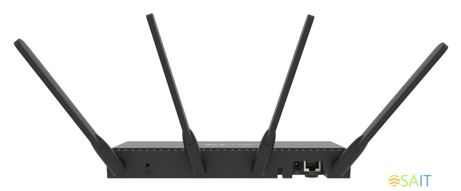 Роутер беспроводной MikroTik RB4011iGS+5HacQ2HnD-IN AC2000 10/100/1000BASE-TX/SFP+ черный