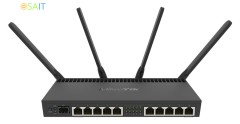 Роутер беспроводной MikroTik RB4011iGS+5HacQ2HnD-IN AC2000 10/100/1000BASE-TX/SFP+ черный