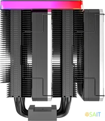 Устройство охлаждения(кулер) Montech Metal DT24 Premium ARGB Soc-AM5/AM4/1200/1700/1851 черный 4-pin 26dB Al+Cu 270W 1600gr Ret