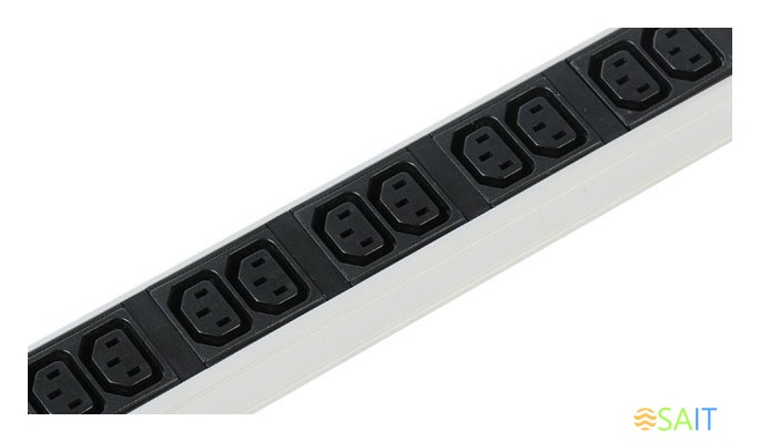 Блок распределения питания Rem R-16-14C13-10C19-V-1420 верт.размещ. 14xC13 10xC19 базовые 16A C20