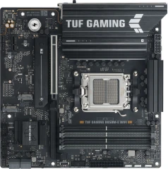 Материнская плата Asus TUF GAMING B850M-E WIFI SocketAM5 AMD B850 4xDDR5 mATX AC`97 8ch(7.1) 2.5Gg RAID+HDMI+DP