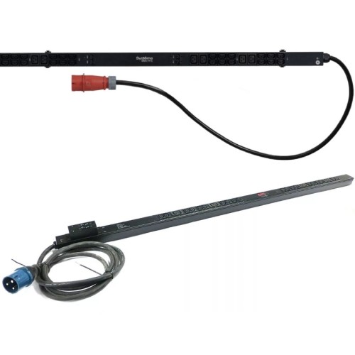 БРП Uniprom, с мониторингом, 0U, 400В, 3Ф, 16A, 36xC13 12xC19, 3м кабель, IEC309 SYSTEME ELECTRIC UP8881