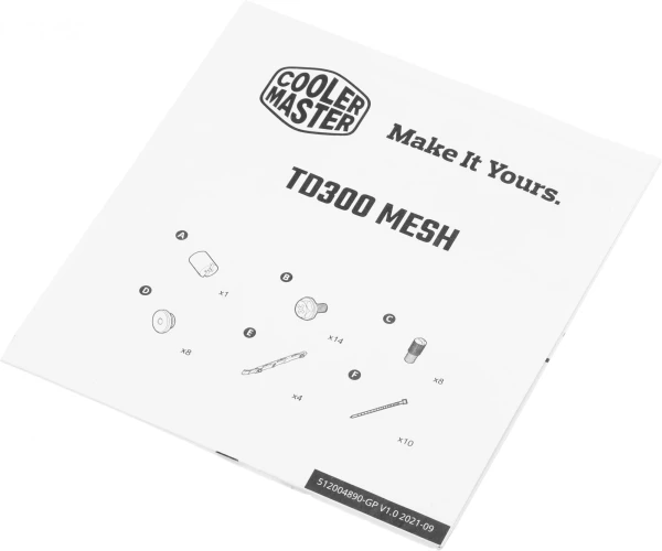 Корпус Cooler Master MasterBox TD300 Mesh черный без БП mATX 4x120mm 4x140mm 2xUSB3.0 audio bott PSU