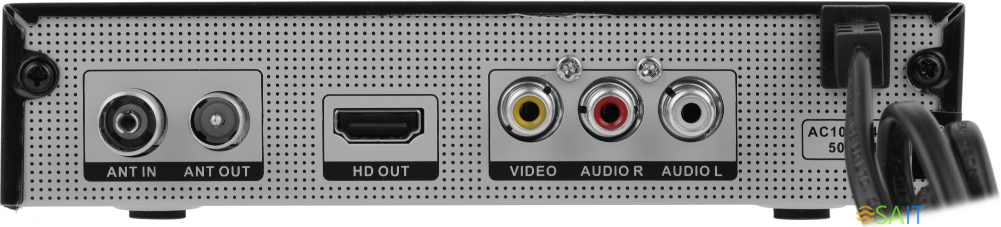 Ресивер DVB-T2 Cadena CDT-2315SB черный