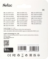 Флеш карта microSDHC 32GB Netac NT02P500PRO-032G-R P500 Extreme Pro + adapter