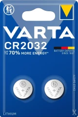 Батарея Varta Energy CR2032 BL2 Lithium 3V CR2032 (2шт) блистер