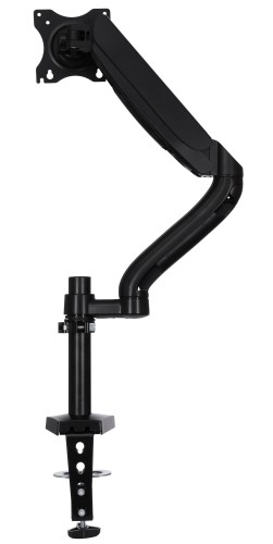 Кронштейн для мониторов ЖК Buro M10 черный 17"-27" макс.9кг крепление к столешнице поворот и наклон