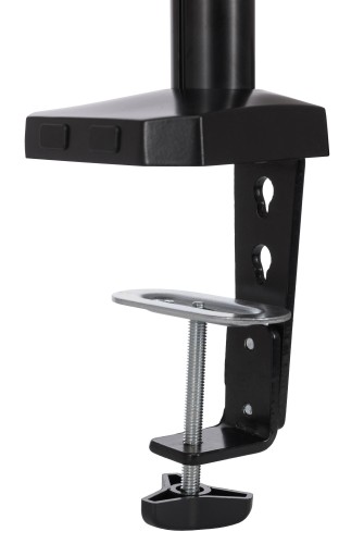 Кронштейн для мониторов ЖК Buro M10 черный 17"-27" макс.9кг крепление к столешнице поворот и наклон