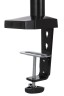 Кронштейн для мониторов ЖК Buro M10 черный 17"-27" макс.9кг крепление к столешнице поворот и наклон