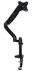 Кронштейн для мониторов ЖК Buro M10 черный 17"-27" макс.9кг крепление к столешнице поворот и наклон