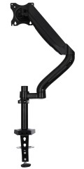 Кронштейн для мониторов ЖК Buro M10 черный 17"-27" макс.9кг крепление к столешнице поворот и наклон