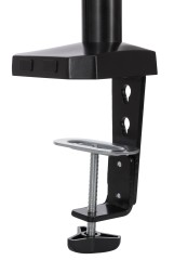 Кронштейн для мониторов ЖК Buro M10 черный 17"-27" макс.9кг крепление к столешнице поворот и наклон