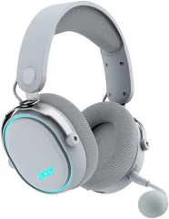 Наушники с микрофоном Acer OHR303 белый мониторные BT/Radio/3.5mm оголовье (ZL.HDSEE.00A)