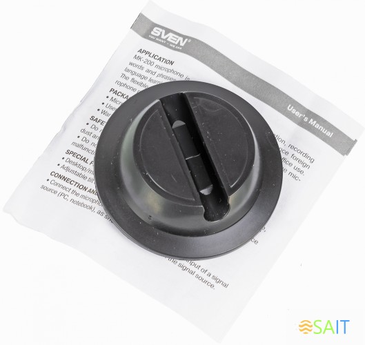 Микрофон проводной Sven MK-200 1.8м черный