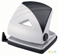 Дырокол Kw-Trio BIAS 096Q0 макс.:20лист. металл/пластик черный/серый отв.:2 с линейкой