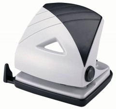 Дырокол Kw-Trio BIAS 096Q0 макс.:20лист. металл/пластик черный/серый отв.:2 с линейкой