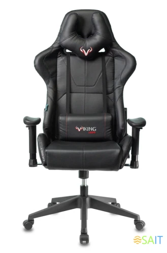 Кресло игровое Zombie VIKING 5 AERO Edition черный эко.кожа с подголов. крестов. пластик