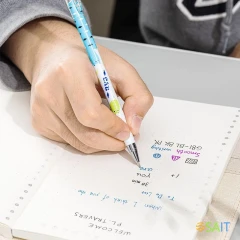 Ручка гелев. Deli EG81-BL ассорти син. черн. линия 0.5мм