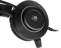Наушники с микрофоном A4Tech Bloody G521 черный 2.3м мониторные USB оголовье (G521 (BLACK))