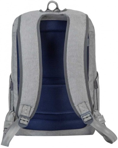 Рюкзак для ноутбука 15.6" Riva 7760 серый полиэстер женский дизайн (7760 GREY)