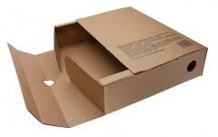 Короб архивный Silwerhof КА-75БУРЫЙ микрогофрокартон корешок 75мм 320x255x75мм бурый