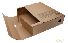 Короб архивный Silwerhof КА-75БУРЫЙ микрогофрокартон корешок 75мм 320x255x75мм бурый