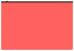 Папка на молнии ZIP Бюрократ -BPM4APINKBL A4+ полипропилен 0.15мм коралловый цвет молнии черный