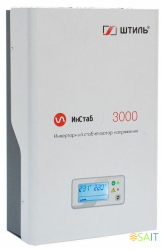 Стабилизатор напряжения Штиль ИнСтаб IS3000 2500Вт 3000ВА белый