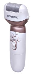 Пилка роликовая Starwind SFB2102 насадок:3шт белый/розовый
